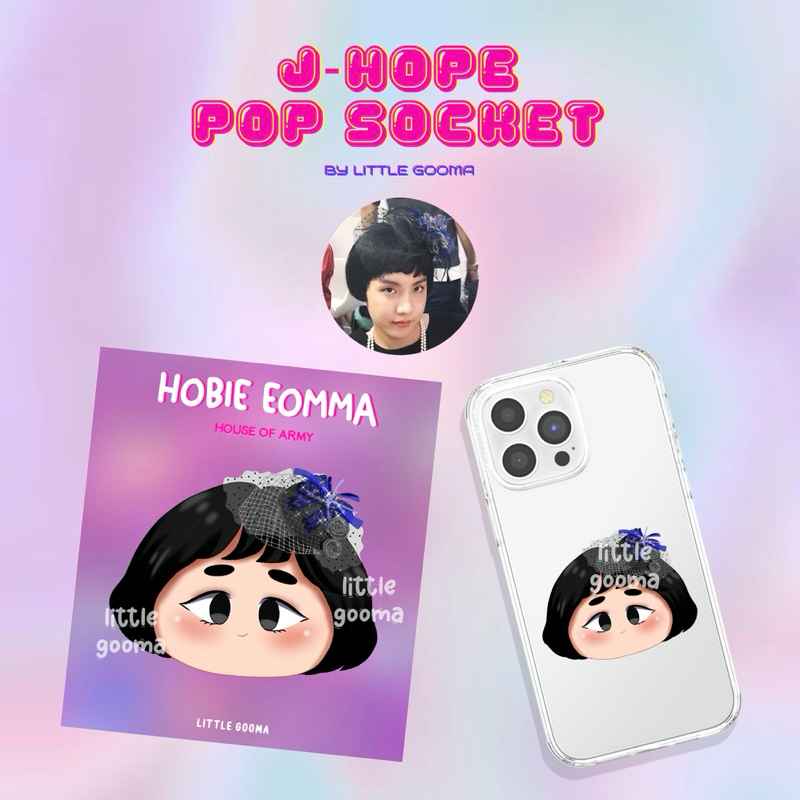 Jual Pop Socket BTS J-Hope House of Army by Little Gooma - Popsocket ...