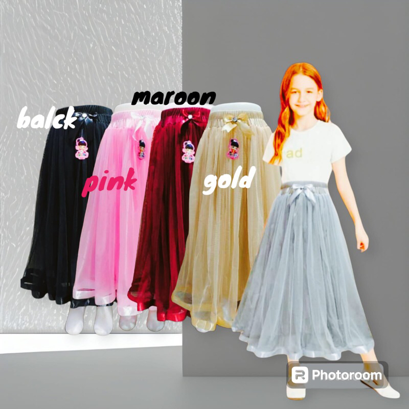 Jual Rok tutu anak perempuan/rok tile/rok panjang/rok cantik ukuran ...