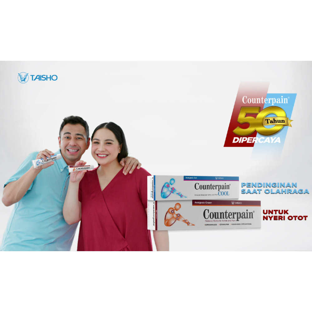 Jual Counterpain Merah dan COOL 𝐊𝐫𝐢𝐦 𝟏𝟐𝟎𝐆𝐑 - Meringankan Sakit Pada ...