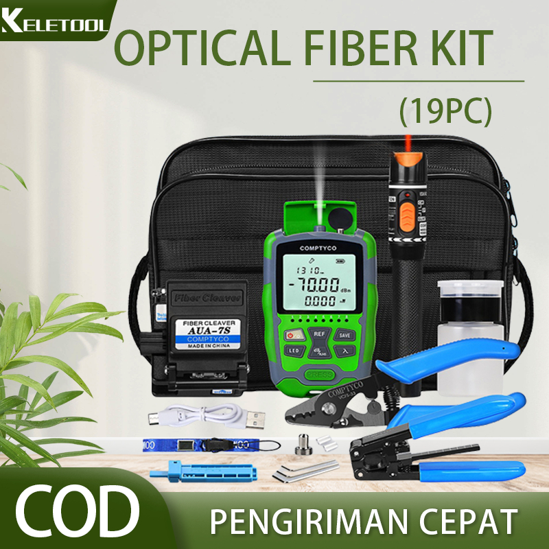 Jual 19 pcs set Fiber tool kit AUA-MC7 Alat Fiber Optik Alat Serat ...