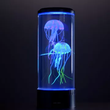 Lampu Tidur RGB Ubur Portable Aesthetic Jellyfish Night Light Table Lamp