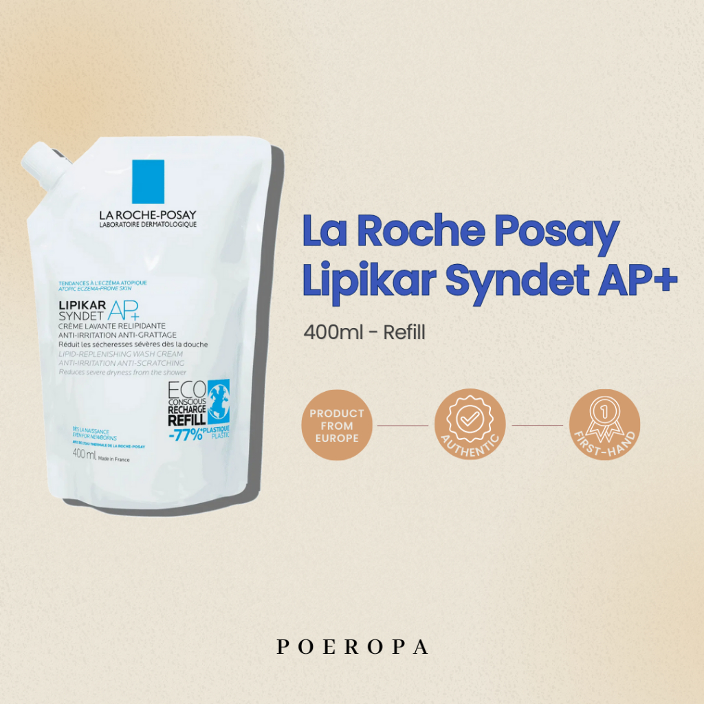 Jual La Roche Posay Lipikar Syndet AP+ Washing Cream (Refill) 400ml ...