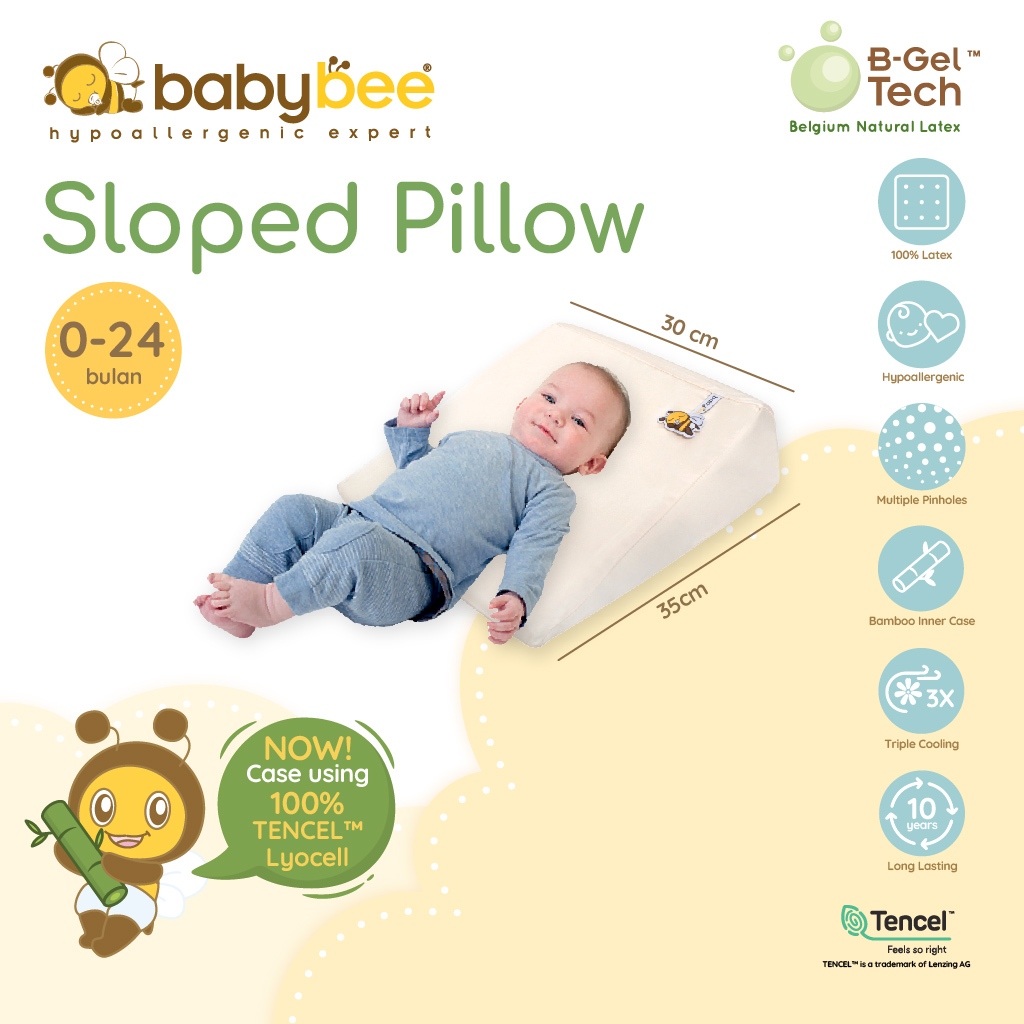 Baby sloped pillow sale