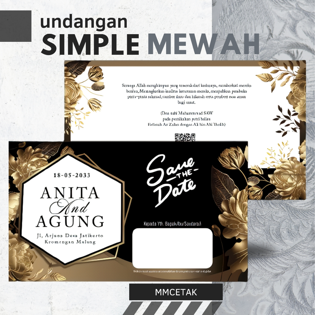 Jual CETAK UNDANGAN, UNDANGAN NIKAH, UNDANGAN KHITAN, SIMPLE DAN ELEGAN ...