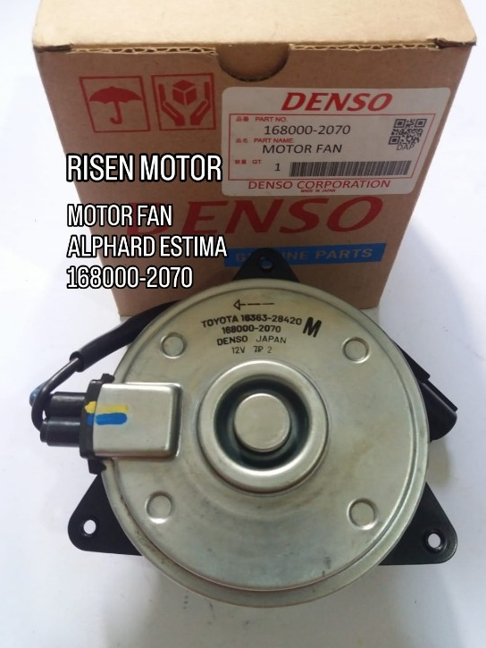 Jual MOTOR FAN RADIATOR ALPHARD VELLFIRE ESTIMA ORI 168000-2070 ...