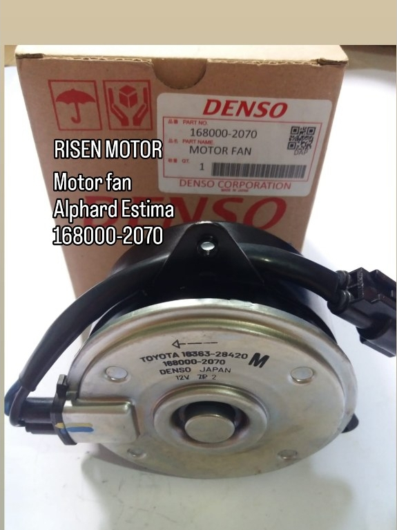 Jual MOTOR FAN RADIATOR ALPHARD VELLFIRE ESTIMA ORI 168000-2070 ...