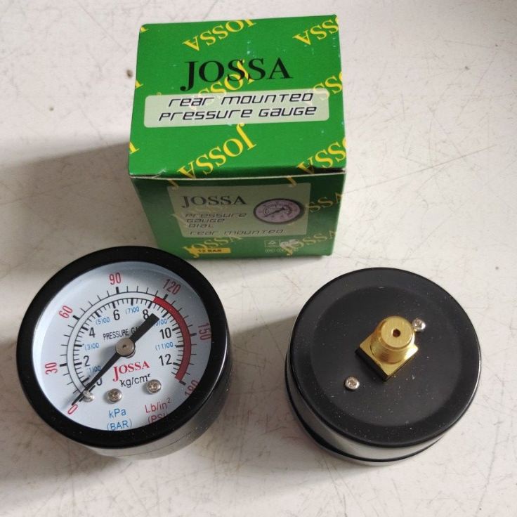 Jual MGC Jossa pressure gauge baut tengah 18 hijau heavy duty 5mm ...