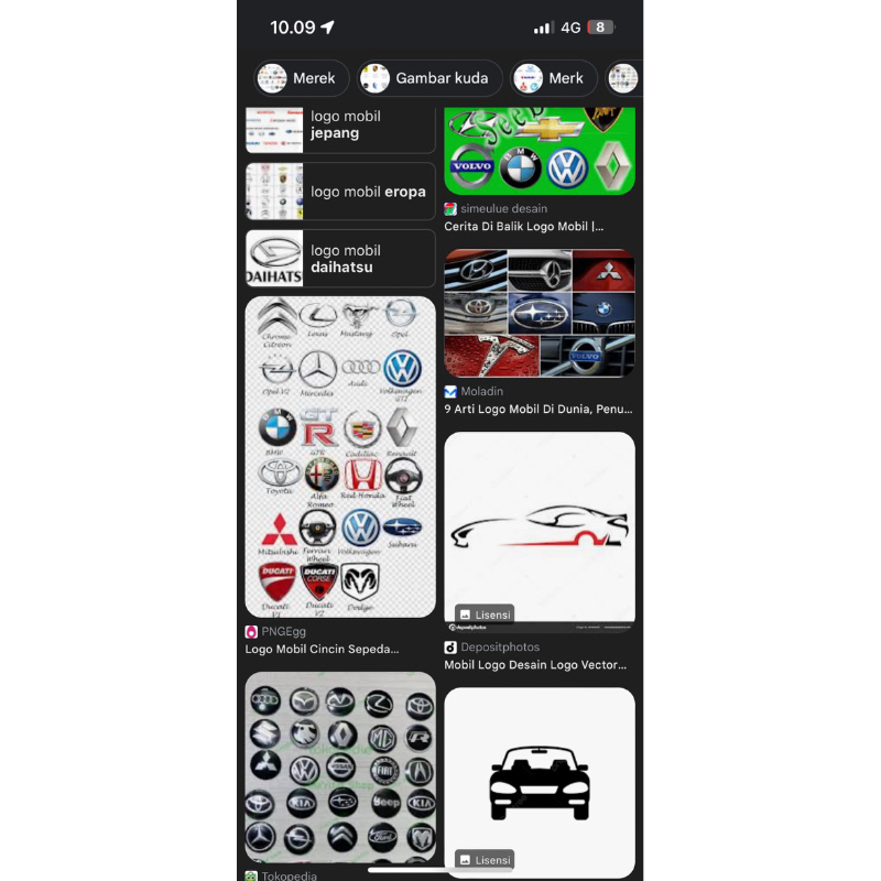 Jual logo mobil | Shopee Indonesia