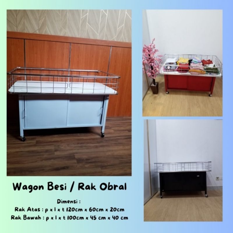 Jual Box obral wagon MBS kerajang display obral baju | Shopee Indonesia