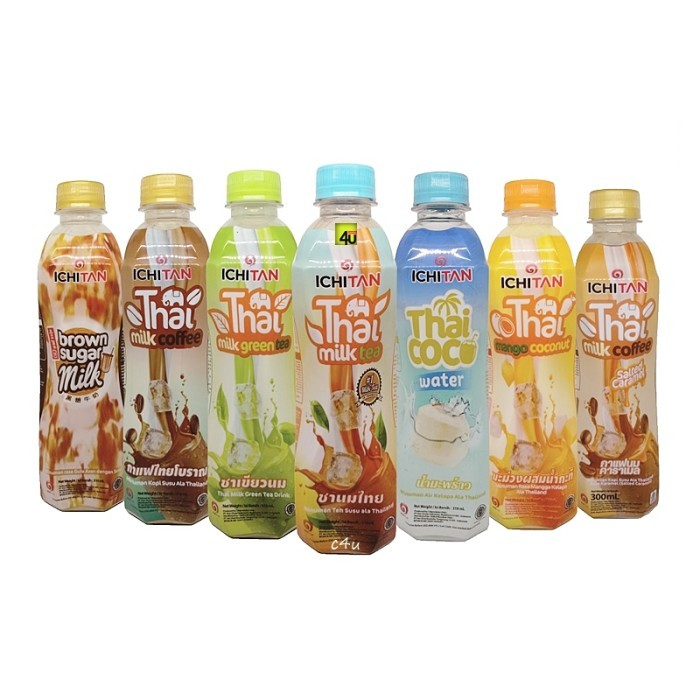 Jual ICHITAN BROWN SUGAR MILK / THAI MILK TEA 300ML 1Botol ( Tidak ...