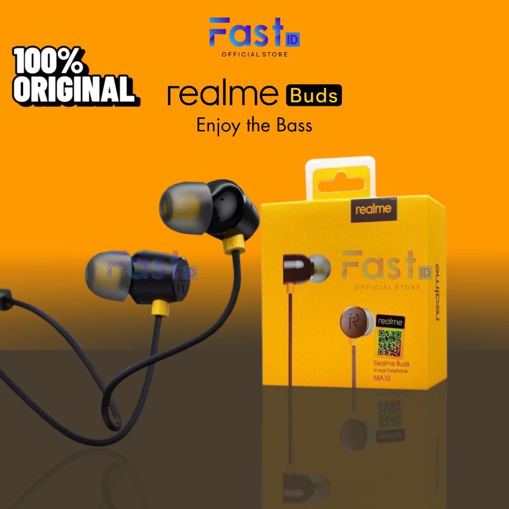 Jual Realme Buds Original Headset Realme RMA101 Magnetic Shopee Indonesia