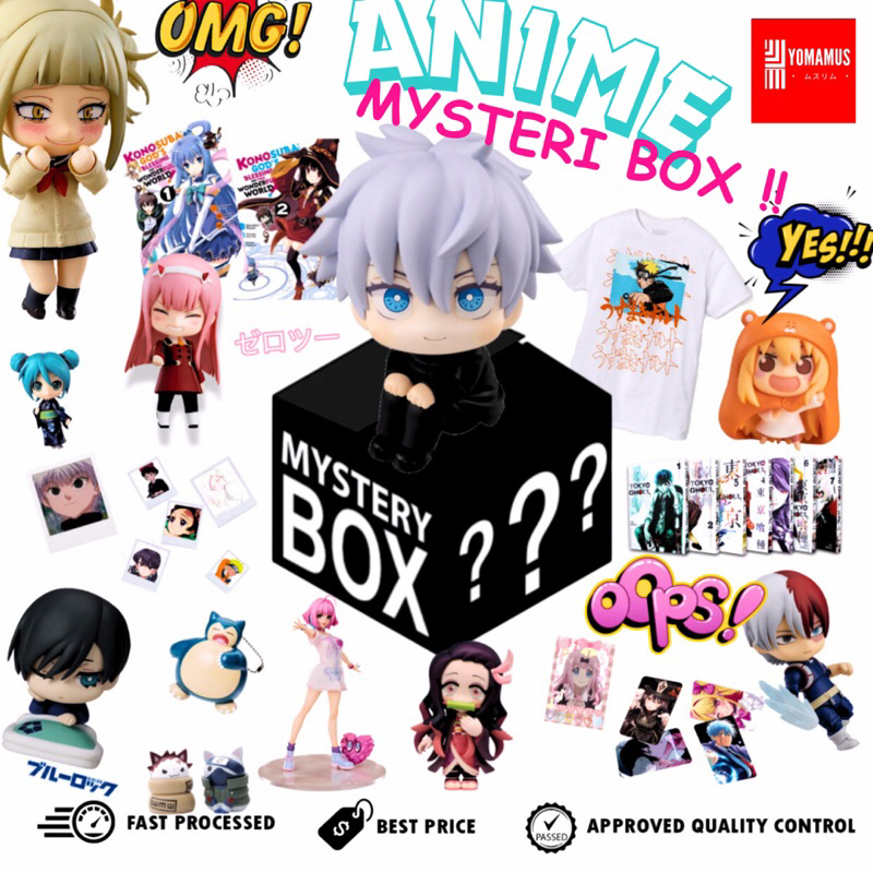 Jual GIFT BOX ANIME MURAH GATCHA ANIME FANKIT ANIME POSTER FIGURE