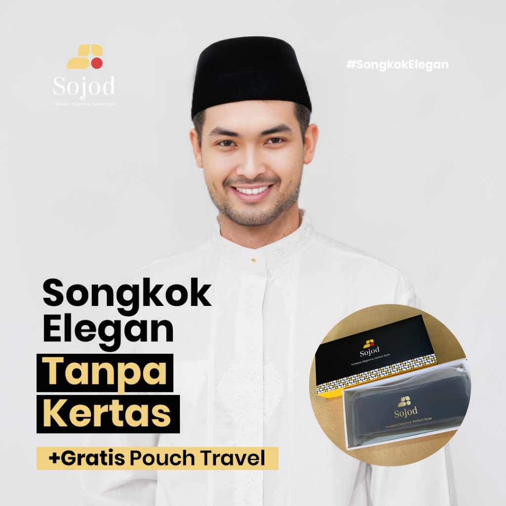 Jual Songkok Peci Kopiah Hitam Ac Tanpa Kertas Executive Premium Tinggi ...