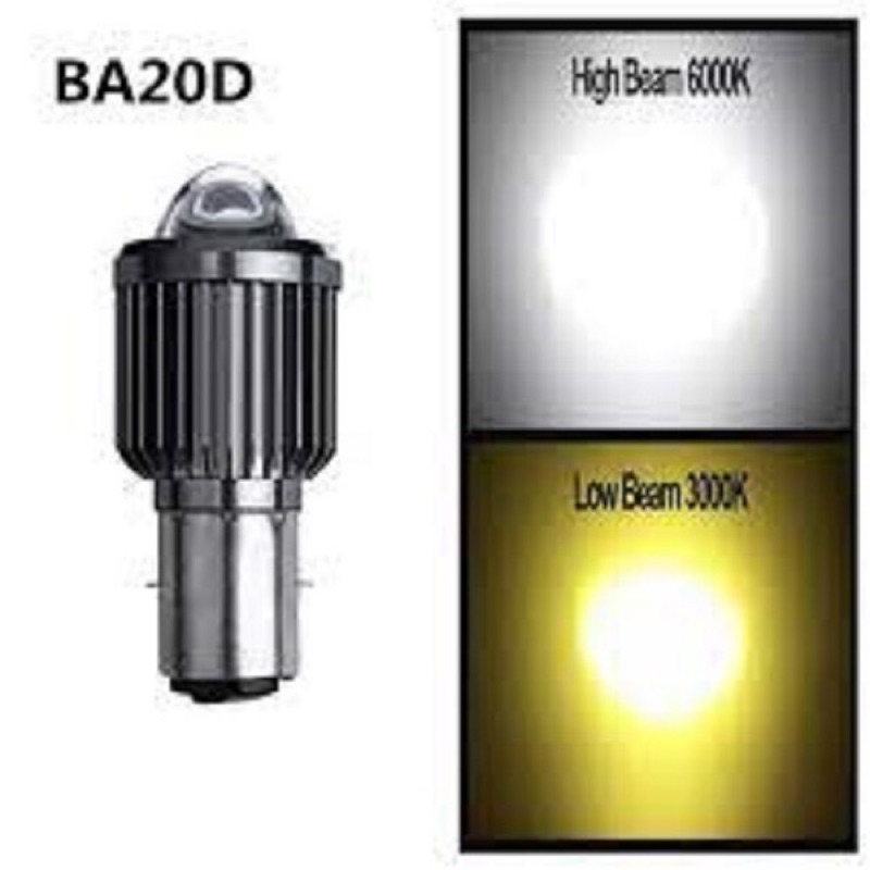 Jual Lampu LED Laser D2 BA20D Vespa Thunder 12 Volt 2 Warna 12V ...