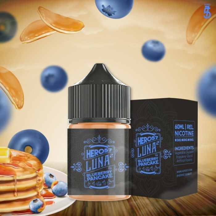 Jual LIQUID HERO LUNA V2 BLUEBERRY PANCAKE 60ML BY HERO57 | Shopee ...
