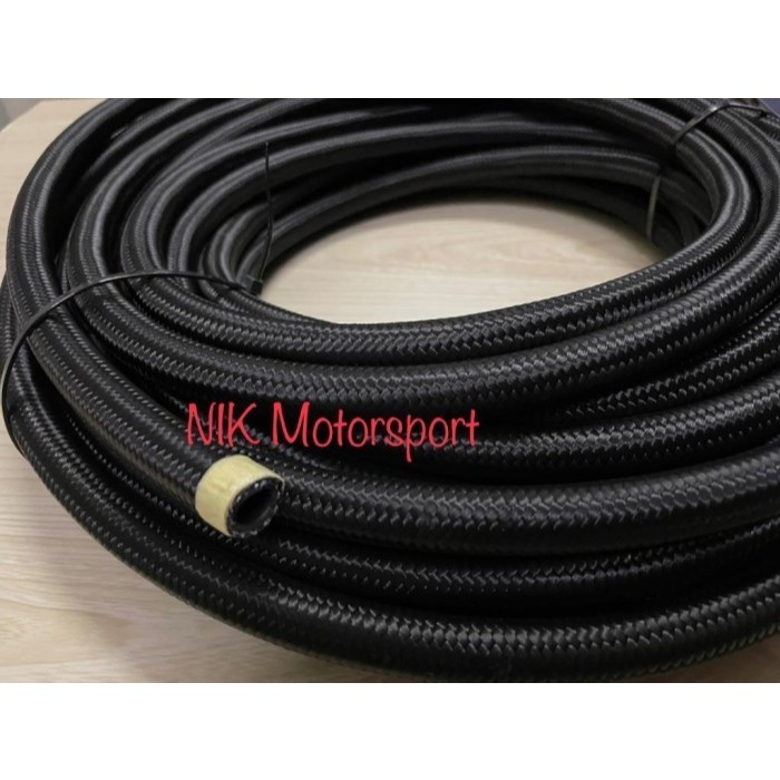 1m X 16AN PTFE Teflon Braided Oil Hose In Black Nylon Coverred Hose AN16 Fuel Oi - Foto 14