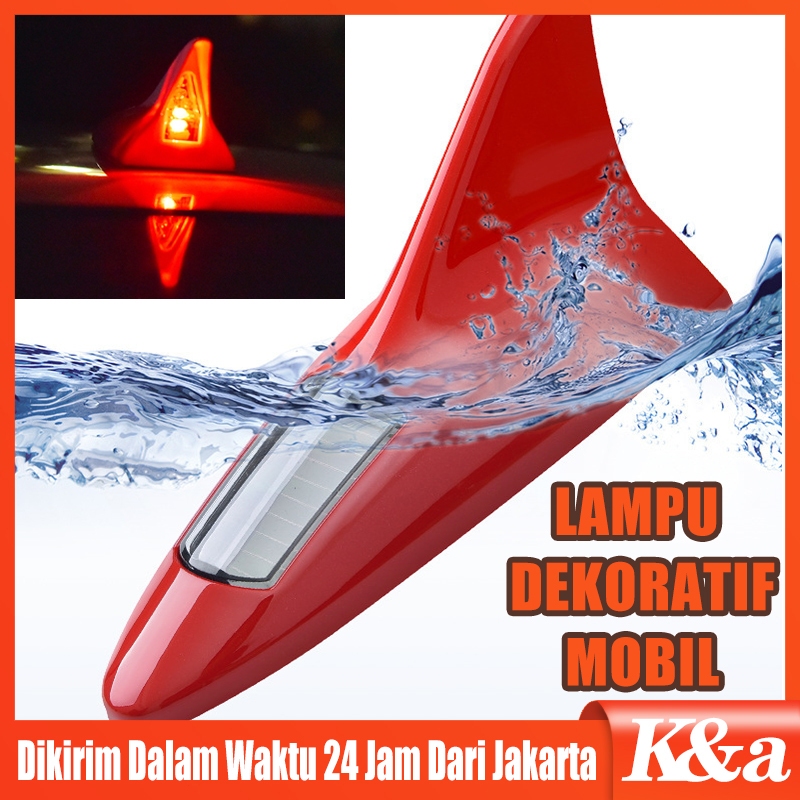 Jual Antena Sirip Hiu Led Shark Fin Led Rgb Antena Hybrid Tenaga Surya