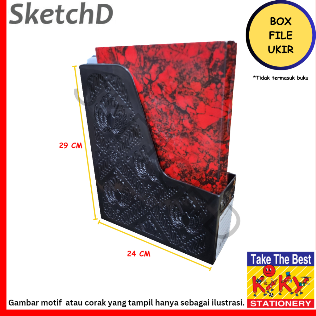 Jual Box File Plastik Folio Ukir Kiky - Magazine file | Shopee Indonesia
