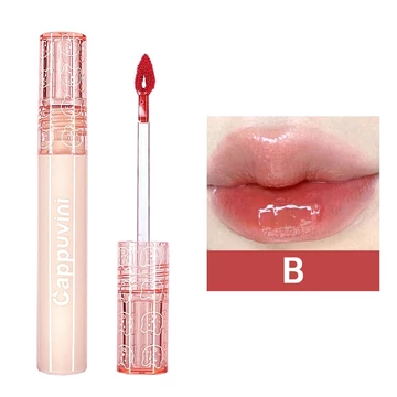 CAPPUVINI LipGloss Korean Lip Gloss Watery Korean Lip Tint Glossy Lip Tint Mirror SS