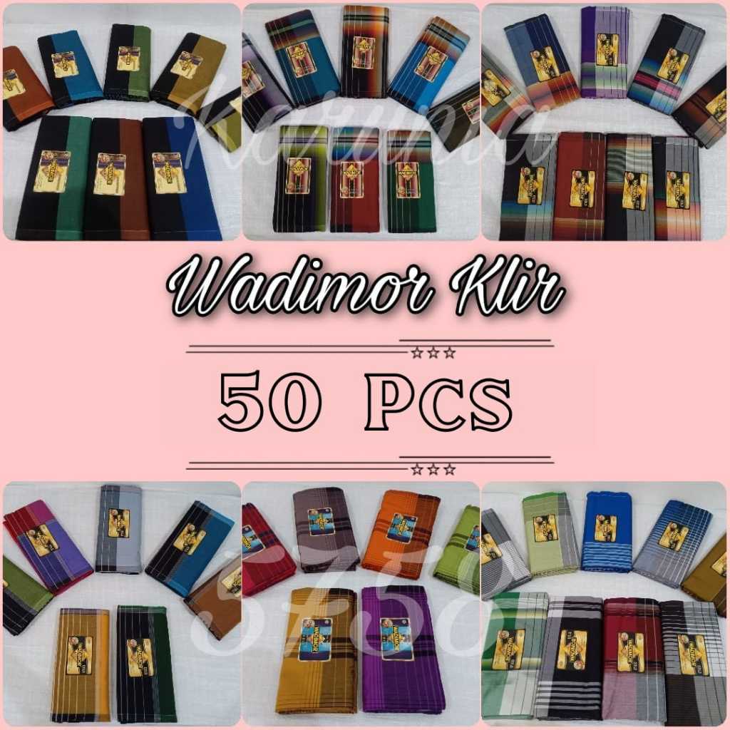 Sarung Wadimor Klir - ISI 50 pcs ( DEWASA PREMIUM )