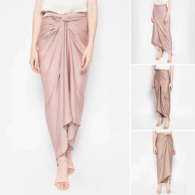 Putri Jawi Official Rok Lilit Instan Satin Rok Lilit Polos Rok Lilit Satin Wrap Skirt Satin Wrap