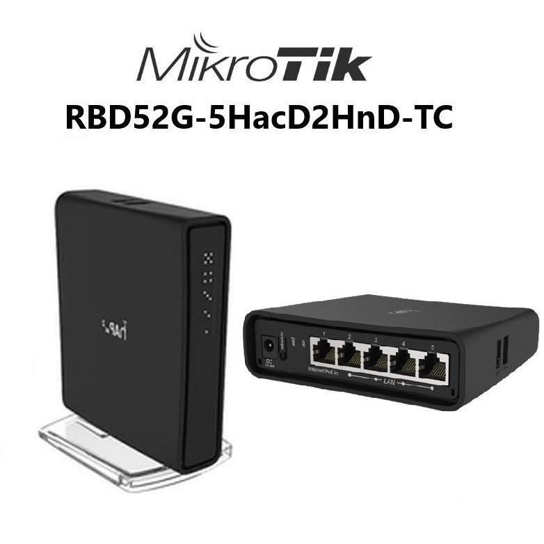 Jual Mikrotik RBD52G-5HacD2HnD-TC hAP-AC2 Wireless Router Indoor ...