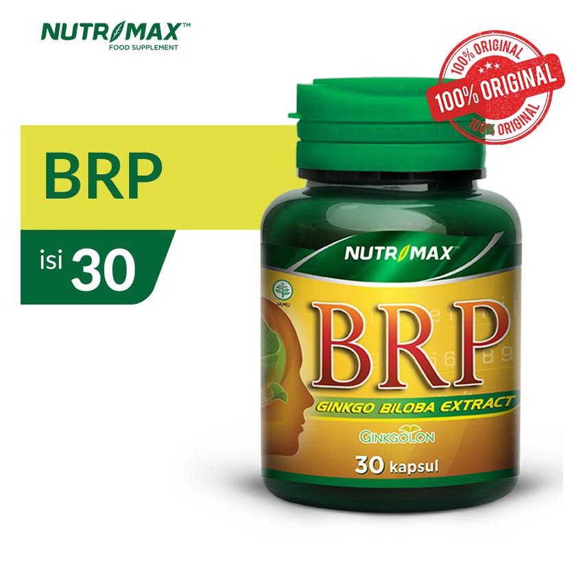 Jual NUTRIMAX BRP Brain Power 30 Kapsul ( Nutrisi Otak, Konsentrasi