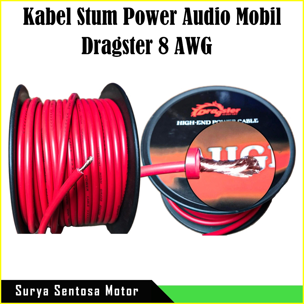 Jual Kabel Strum 8 AWG Power Audio Mobil Low Resistance High Quality 1 ...