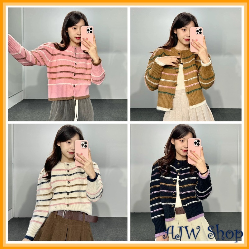 Jual AJW Cardigan Korean Style Premium Rajut Import Kekinian WAG ...