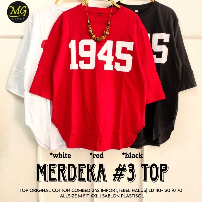 Jual EDISI KEMERDEKAAN | Blouse Merdeka (1, 2, 3, 4, 5, 6) Oversize ...