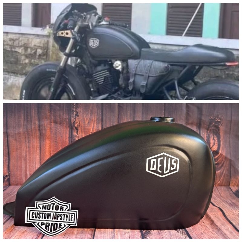Jual Tangki Japstyle custom triumph bratcafe caferacer | Shopee Indonesia