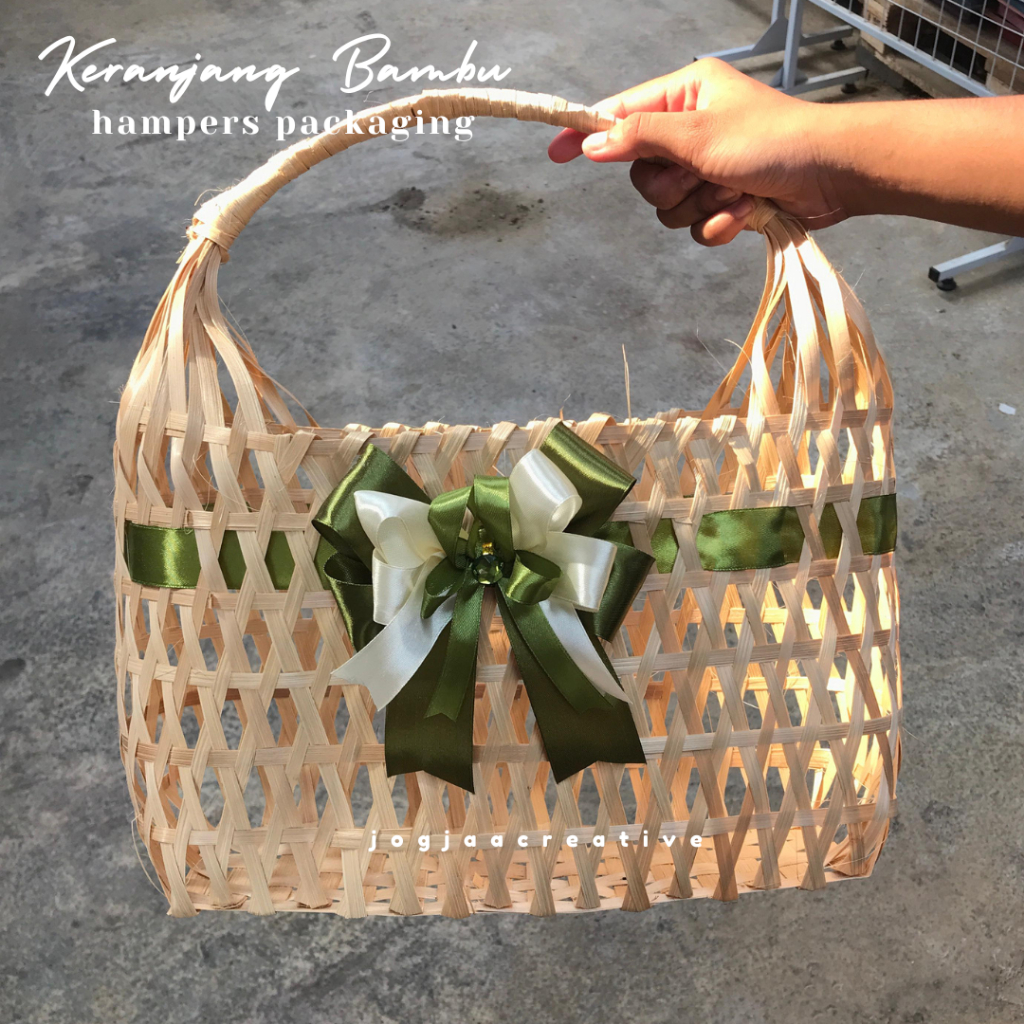 Jual Keranjang Bambu Ukuran Alas X Cm Tas Belanja Terbuka Spesial Tas Bambu Tas Spesial