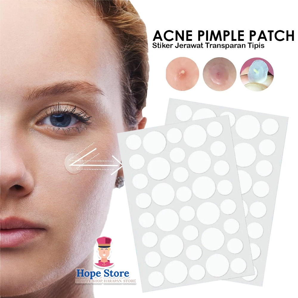 ( Isi 36pcs ) Stiker Jerawat Transparan Acne Pimple Patch Sticker Penghilang Jerawat | AutoStock