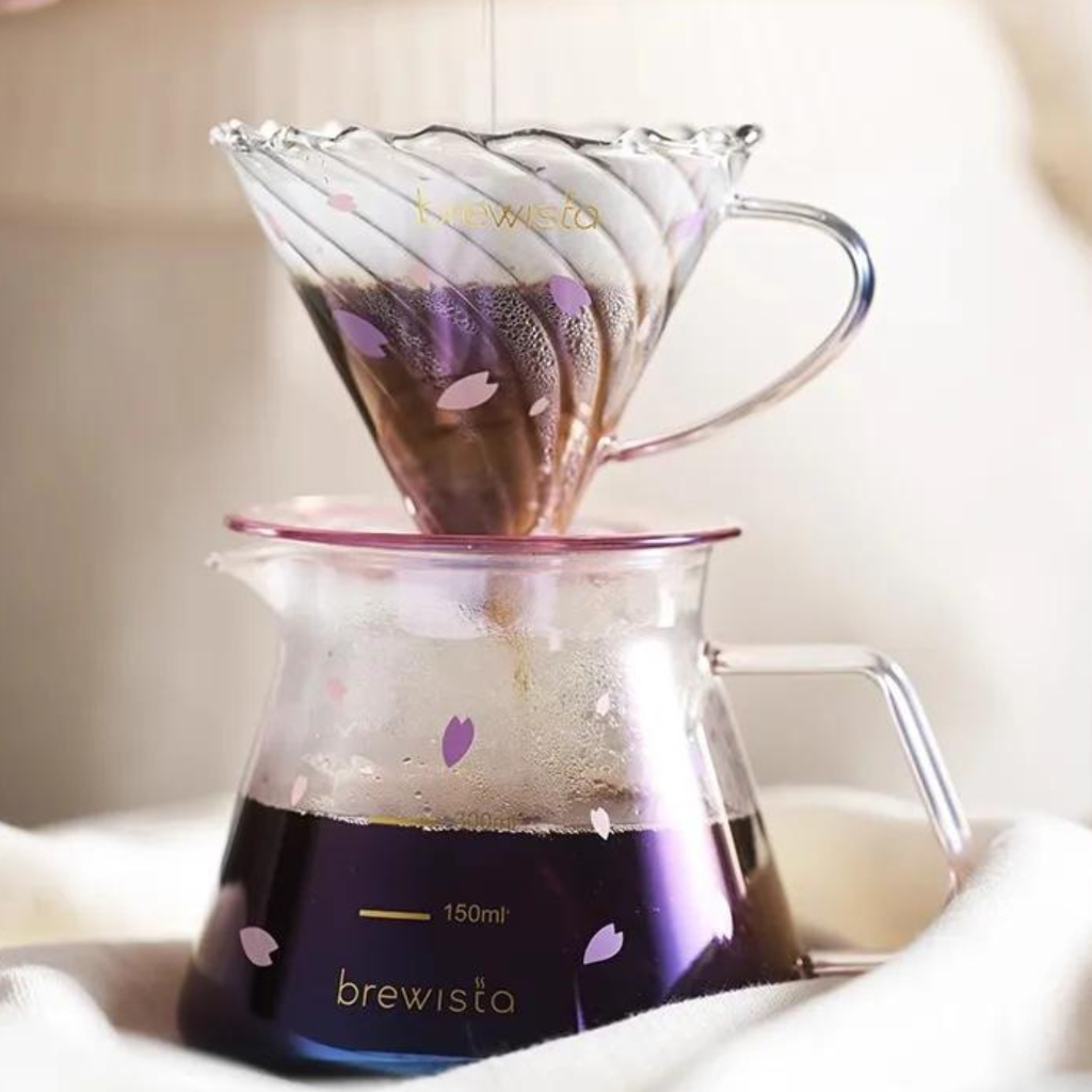 Jual Brewista Pink Sakura Dripper dan Server Pour Over Manual Brew Set ...