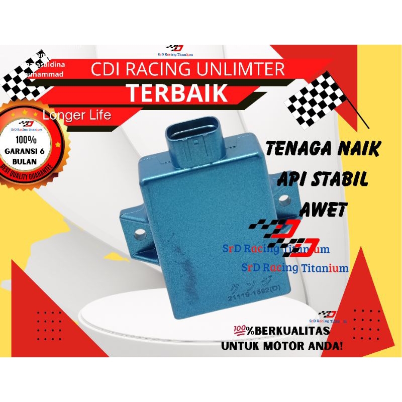 Jual CDI Racing Unlimiter Terbaik untuk Ninja R RR 150 2 Tak dengan ...