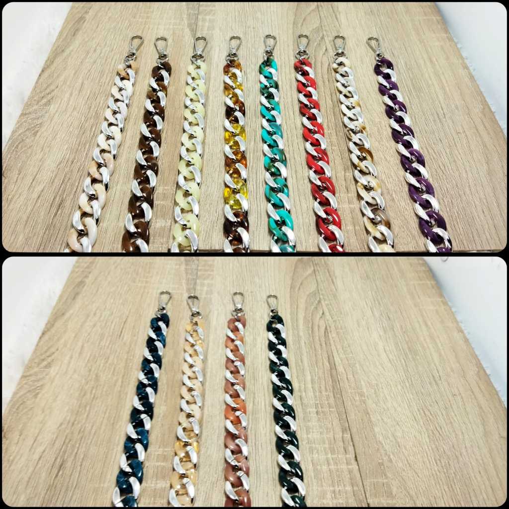 Jual Tali Tas Rantai Akrilik Panjang 30cm ( Harga Satuan ) | Shopee ...
