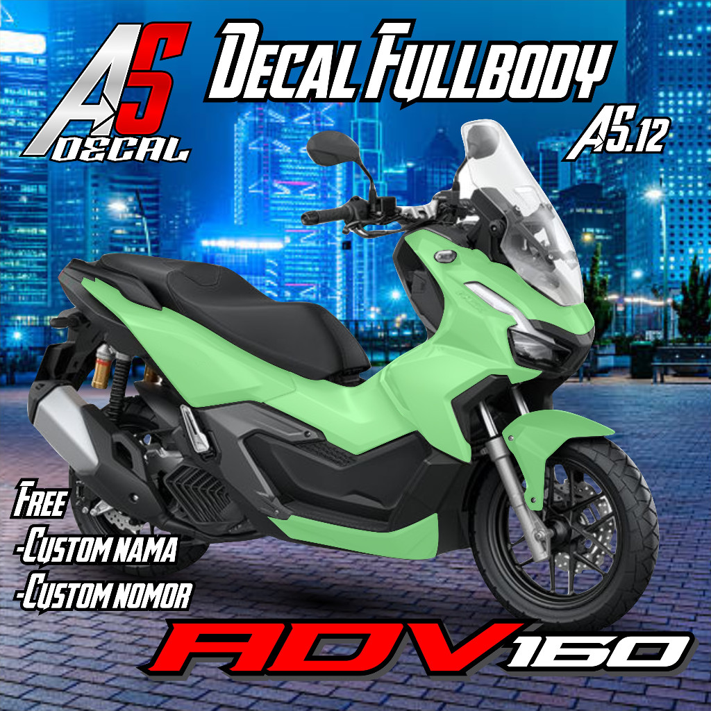 Jual (COD) STICKER DECAL FULL BODY HONDA ADV 160 NEW 2022 2023 2024 ...