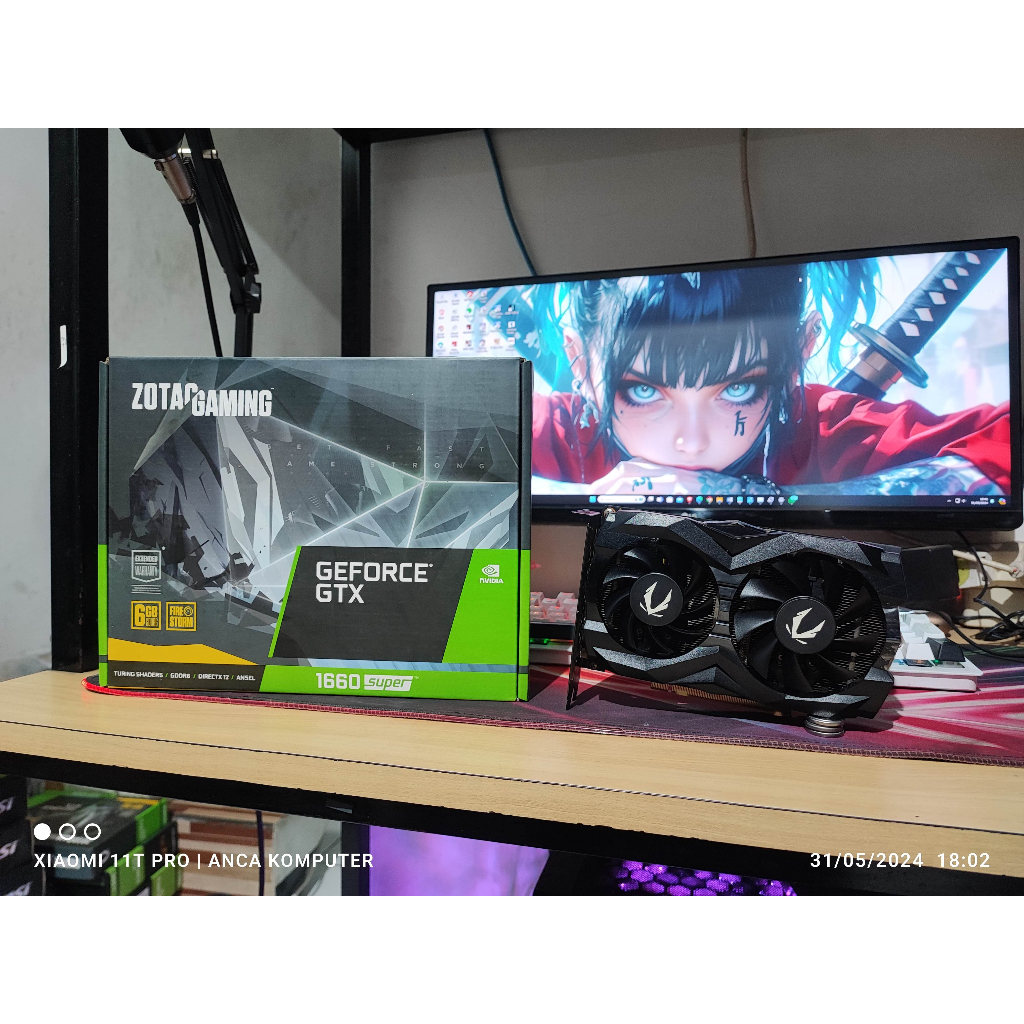 Carte Graphique Zotac GTX 1660 Super 6Go DDR6 – Occasion Bon état