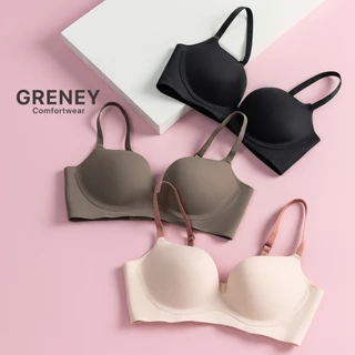 GRENEY-Gbras-Bra One Piece Warna Kombinasi Tanpa Kawat Warna Sport Push Up -89616