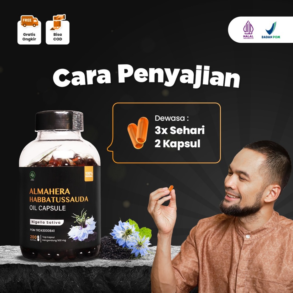 Jual ALMAHERA - Habbatussauda Oil Minyak Jinta Hitam Black Seed 200 ...