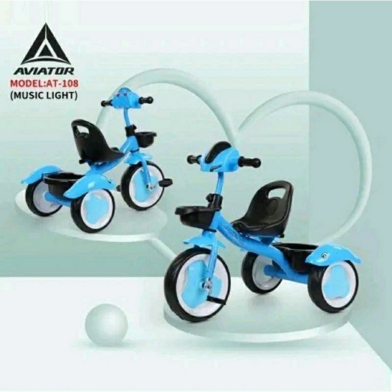 Jual Sepeda Anak 3 Roda Sepeda Tiga Roda Tricycle Anak Aviator 108 ...