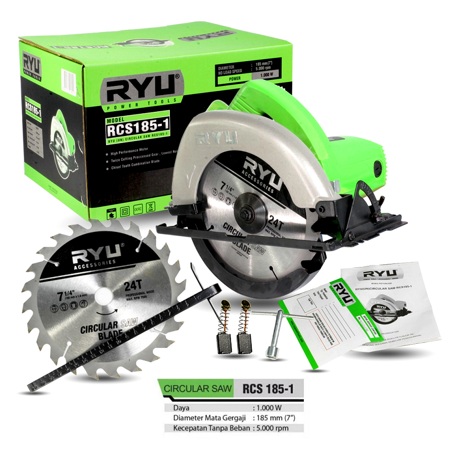 Jual Circular Saw 7inch / Sirkel /Mesin Gergaji kayu listrik 7inch free ...