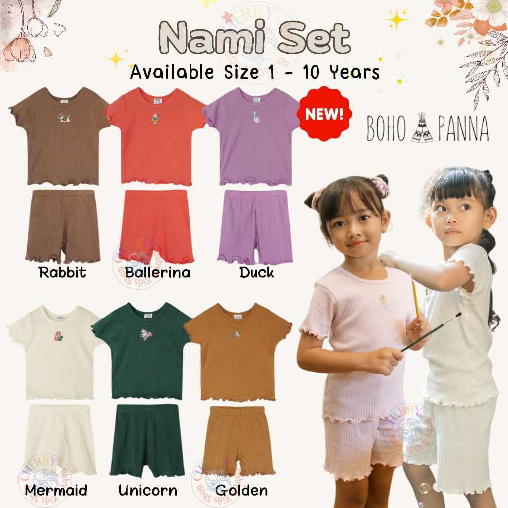 Jual Bohopanna 1 10 Tahun Nami Set 1 10 Tahun Setelan Rib Anak