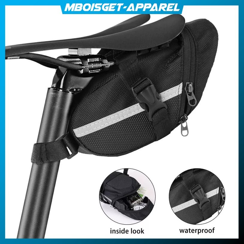Jual MBOISGET - B-SOUL Tas Sepeda Waterproof Storage Saddle Bag Seat ...