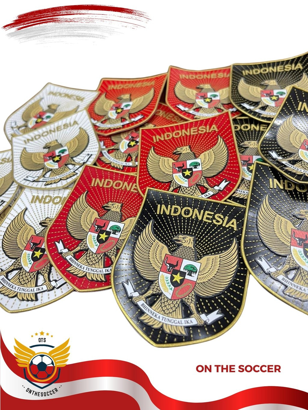 Jual Logo Garuda Timnas Premium 3D TPU Rubber Mills 2022 / 2023 Warna ...