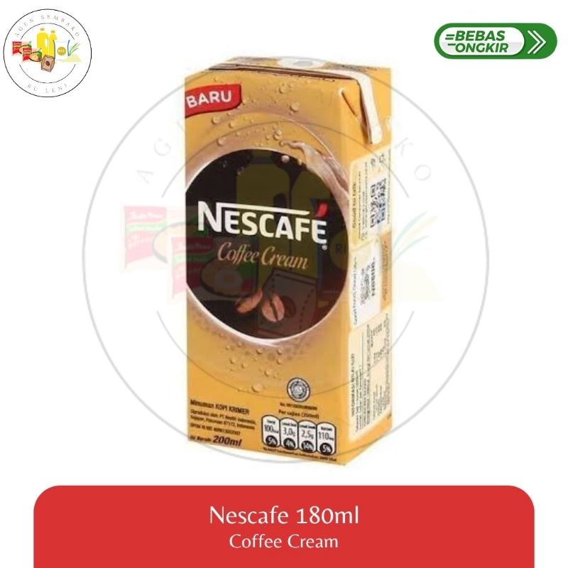 Jual Nescafe Coffee Cream 180mL | Shopee Indonesia