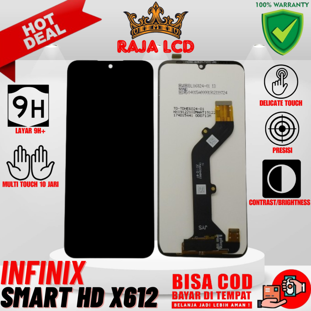Jual [ORIGINAL] LCD INFINIX SMART HD X612 FULLSET TOUCHSCREEN GARANSI ...