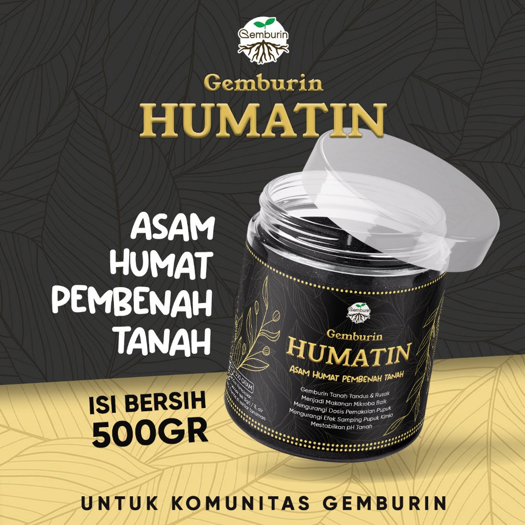 Jual HUMATIN 500Gr Asam Humat Pembenah Tanah Alami / Humic Acid ...