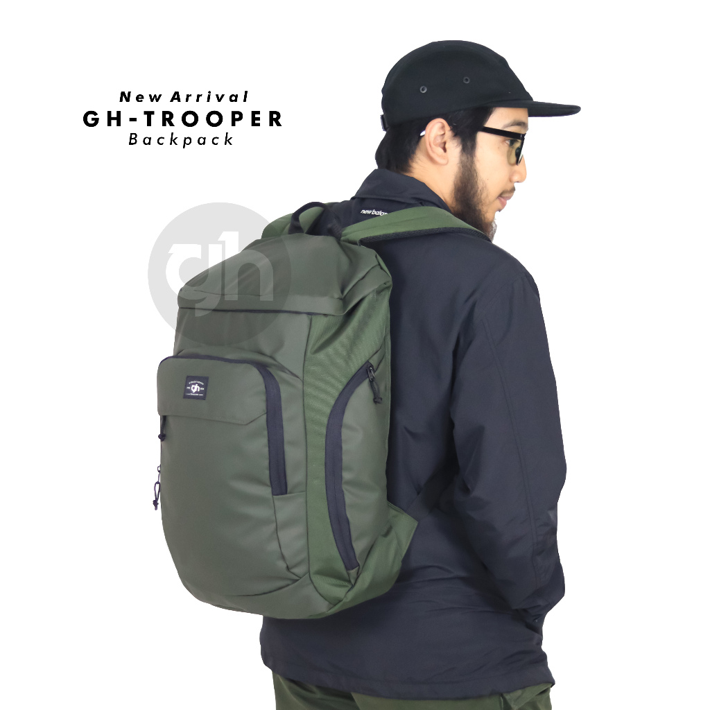 Jual GH-Bag TROOPER Backpack Tas Sekolah Kuliah Kerja Travelling Tas ...