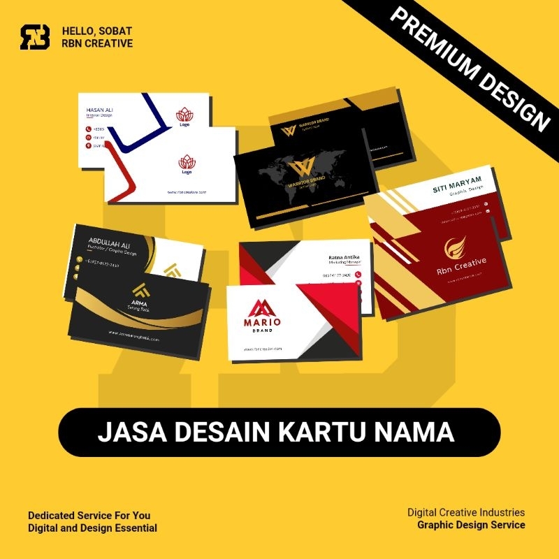 Jual Jasa Desain Kartu Nama | Shopee Indonesia